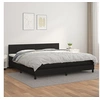 Image de Boxspring met matras kunstleer zwart 200x200 cm3141023