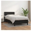 Image de Boxspring met matras kunstleer zwart 90x200 cm3141041