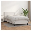 Image de Boxspring met matras kunstleer wit 100x200 cm3141048