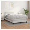 Image de Boxspring met matras kunstleer wit 120x200 cm3141054