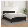 Image de Boxspring met matras kunstleer zwart 140x200 cm3141065