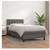 Image de Boxspring met matras kunstleer grijs 80x200 cm3141093