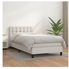 Image de Boxspring met matras kunstleer wit 90x200 cm3141102
