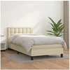 Image de Boxspring met matras kunstleer cràmekleurig 100x200 cm3141109