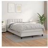 Image de Boxspring met matras kunstleer wit 120x200 cm3141114