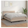 Image de Boxspring met matras kunstleer cappuccinokleurig 140x200 cm3141130