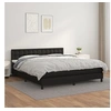 Image de Boxspring met matras kunstleer zwart 160x200 cm3141131