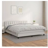 Image de Boxspring met matras kunstleer wit 160x200 cm3141132