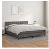 Image de Boxspring met matras kunstleer grijs 160x200 cm3141135