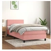Image de Boxspring met matras fluweel roze 100x200 cm3141172