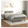 Image de Boxspring met matras fluweel lichtgrijs 120x200 cm3141173