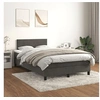 Image de Boxspring met matras fluweel donkergrijs 120x200 cm3141174