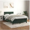 Image de Boxspring met matras fluweel donkergroen 120x200 cm3141176