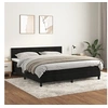 Image de Boxspring met matras fluweel zwart 160x200 cm3141193