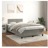 Image de Boxspring met matras fluweel lichtgrijs 120x200 cm3141233