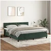 Image de Boxspring met matras fluweel donkergroen 180x200 cm3141260