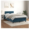Image de Boxspring met matras fluweel donkerblauw 120x200 cm3141297