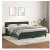 Image de Boxspring met matras fluweel donkergroen 160x200 cm3141314
