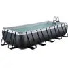 Image de Piscine avec pompe filtrante à sable en cuir enfant Exit Toys 540 x 250 x 100 cm Noir TU 30.17.53.20