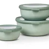 Image de Mepal - Ensemble de 3 Bols Multifonctions Cirqula Rond - Boîtes Conservation Alimentaire avec Couvercle - Convient pour le Réfrigérateur, Micro-ondes & Congélateur - 350, 750, 1250 ml - Nordic sage en occasion ou reconditionné