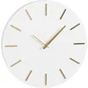 Image de Horloge murale Mica Decorations Brixen Blanc Aluminium H4xl35.5xL35.5cm