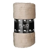 Image de Plaid In The Mood Collection Joanne Beige Polyester H1xl130xL180cm