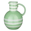 Image de Vase Mica Decorations Bazaar Vert Verre H21xl17.5xL17.5cm