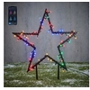 Image de Piquet de jardin de Noël Smart lighting Noir Fer H73xl3xL60cm