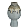 Image de Vase Mica Decorations Helma Bleu Céramique H38xl21.5xL21.5cm