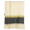 Image de Plaid In The Mood Collection Blanc cassé Acrylique H1xl130xL180cm