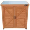 Image de Armoire jardin bois Felix marron café