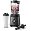 Image de Philips Série 5000 Blender, Moteur ProBlend Plus 1200 W, Préparation de Smoothies Épais à Base de Fruits Surgelés, Capacité de 2 Litres, Nettoyage Sans Effort, Application HomeId, Noir (HR3041-00 en occasion ou reconditionné