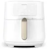 Image de Philips Airfryer Série 5000 - Air fryer XXL 7,2L (1,4Kg), 6 portions, 16 modes de cuisson, Connecté Wifi, 90% de matières grasses en moins, Technologie Rapid Air, HomeID, Blanc (HD9285/00) en occasion ou reconditionné