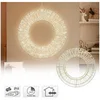 Image de Couronne de Noël LED Ø 50 cm avec 1440 LEDs, Blanc Chaud, Guirlande Suspendue