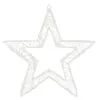 Image de Etoile Lumineuse LED 50cm avec 1440 diodes Blanc Chaud et Minuterie,