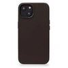Image de Coque pour iPhone 14 Plus Compatible MagSafe en Cuir Marron