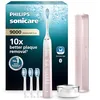 Image de Philips Sonicare DiamondClean 9000 - Brosse à dents électrique avec application, Édition spéciale, capteur de pression, socle de charge, rose, modèle HX9911/79 en occasion ou reconditionné