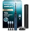 Image de Philips Sonicare DiamondClean 9000 - Brosse à dents électrique avec application, Édition spéciale, Capteur de pression, Socle de charge, Bleu marine, modèle HX9911/89 en occasion ou reconditionné
