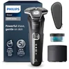 Image de Philips Rasoir électrique Série 5000 pour homme Wet & Dry, avec tondeuse rétractable, station de nettoyage, coffret de voyage et cartouche Quick Clean (modèle S5898/50) en occasion ou reconditionné