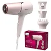 Image de Philips Sèche-cheveux Série 5000 avec technologie ThermoShield, diffuseur de volume et concentrateurs de 9 mm et 11 mm, couleur pêche nacrée (modèle BHD530/20) en occasion ou reconditionné