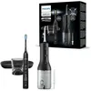 Image de Philips Sonicare Jet dentaire sans fil Power Flosser 3000 et brosse à dents électrique DiamondClean 9000 - Nettoie les dents et les gencives et élimine la plaque dentaire, noir (modèle HX3886/43) en occasion ou reconditionné