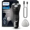 Image de Philips Electric Shaver Series 3000x -rasoir électrique Wet & Dry ,couleur Bleu celeste, avec technologie SkinProtect, tondeuse rétractable, rasoir ergonomique pour hommes -inclus rasoir nasal en occasion ou reconditionné