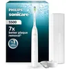 Image de Philips Sonicare 5500 - Brosse à dents électrique sonique avec 2 modes, Alerte de pression, EasyStart, SmarTimer et BrushPacer, Blanc, modèle HX7110/02 [Nouvelle technologie] en occasion ou reconditionné