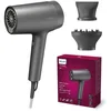 Image de Philips Sèche-cheveux Série 7000, technologie ThermoShield Advanced anti chaleur extrême, ions minéraux réduisant les dommages causés par les UV, concentrateur et diffuseur (modèle BHD713/10) en occasion ou reconditionné