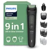 Image de Philips Tondeuse tout-en-un Multigroom série 3000 9 accessoires - Tondeuse pour barbe, cheveux et corps, Lames auto-affûtées respectueuses de la peau, 12 hauteurs de coupe, Modèle MG3946/15 en occasion ou reconditionné