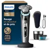 Image de Philips Rasoir i9000 Prestige, Rasoir électrique sec et humide, avec technologie Skin IQ, système Triple Lift & Cut, lames rotatives à 360° SteelPrecision, dosette à nettoyage rapide, modèle XP9202/30 en occasion ou reconditionné