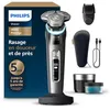 Image de Philips Rasoir i9000 Prestige, Rasoir électrique sec et humide, avec technologie Skin IQ, système Triple Lift & Cut, lames rotatives à 360° Dual SteelPrecision, styler à barbe, modèle XP9202/33 en occasion ou reconditionné