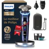 Image de Philips Rasoir i9000 Prestige Ultra, Rasoir électrique 100% étanche, Technologie Skin IQ Pro, Système Triple Lift & Cut, Lames de précision NanoTech rotatives 360°, 5 modes de rasage, XP9401/38 en occasion ou reconditionné