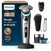 Image de Philips Rasoir i9000 Prestige, Rasoir électrique sec et humide, Dark Slate Nova, avec technologie Skin IQ, système Triple Lift & Cut, lames rotatives 360 Dual SteelPrecision, styler à barbe, XP9204/33 en occasion ou reconditionné