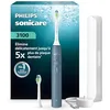 Image de Philips Sonicare série 3100   Brosse à dents électrique, capteur de pression, 3 intensités, EasyStart, SmarTimer, 14 jours d’autonomie, étui de voyage, coloris bleu marine, HX4034/24, [Nouveau] en occasion ou reconditionné